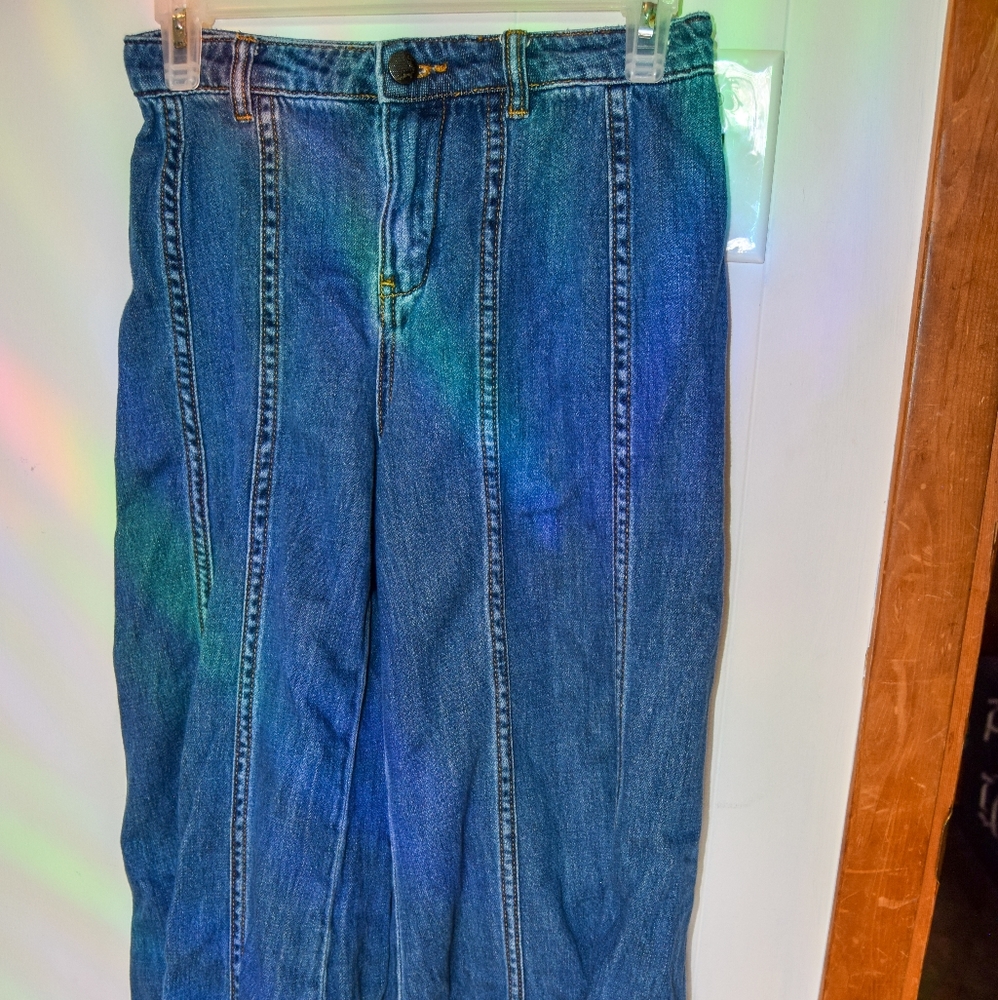 Free People wide leg jeans